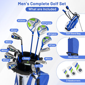 15-Piece Complete Golf Equipment Set