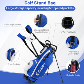 15-Piece Complete Golf Equipment Set