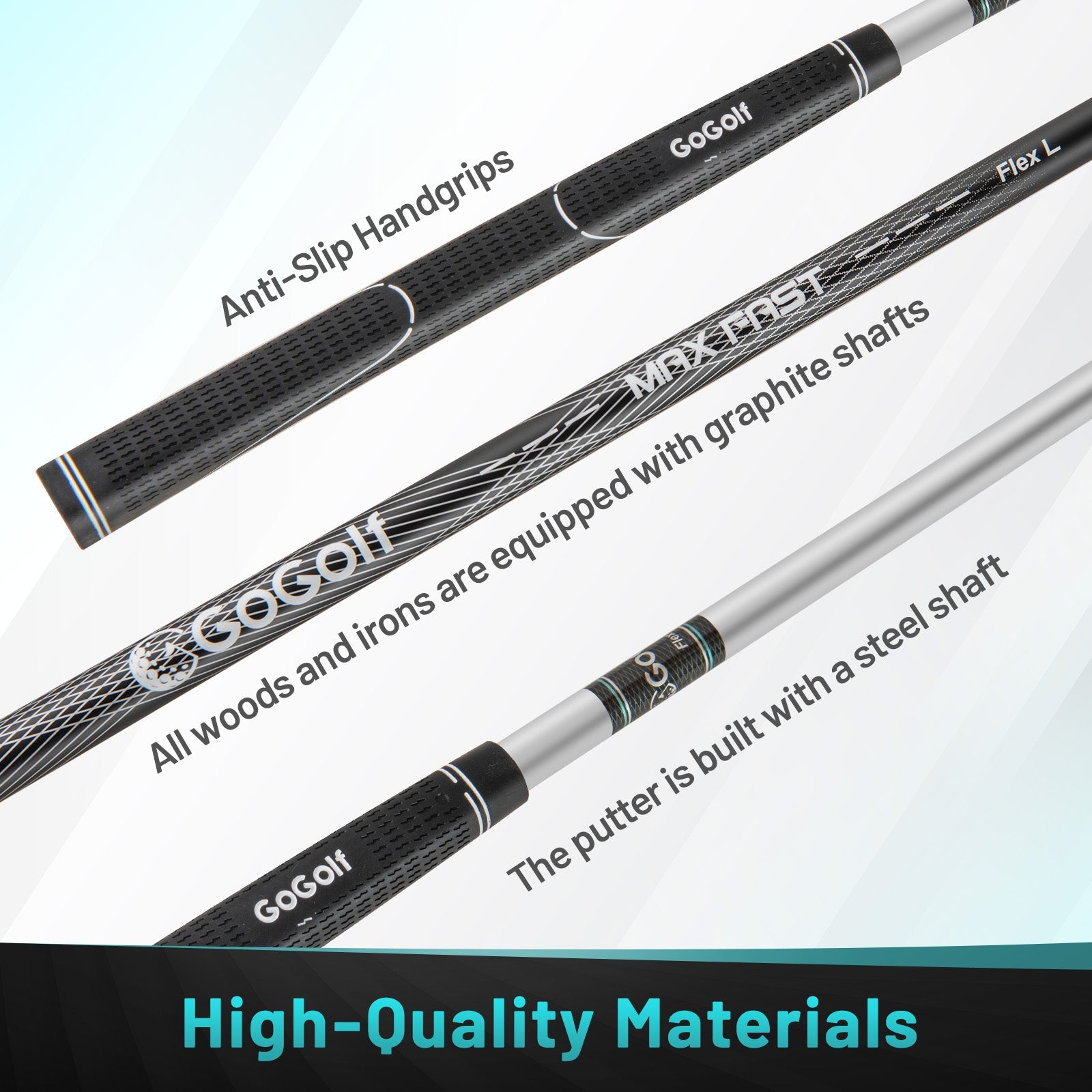 15-Club Package for Women with 460cc #1 Driver, #3 Fairway Wood, Hybrid, Irons (#5#6#7#8#9#P #S) and Putter