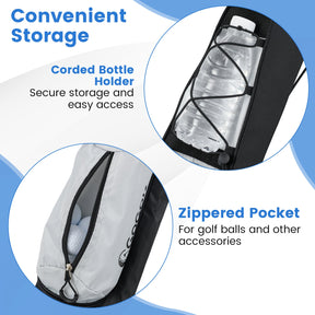 Lightweight Golf Stand Bag, Pitch n Putt Golf Bag for The Driving Range