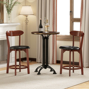 Set of 2 Modern Armless Upholstered Cushioned Seat Island Dining Chairs for Kitchen