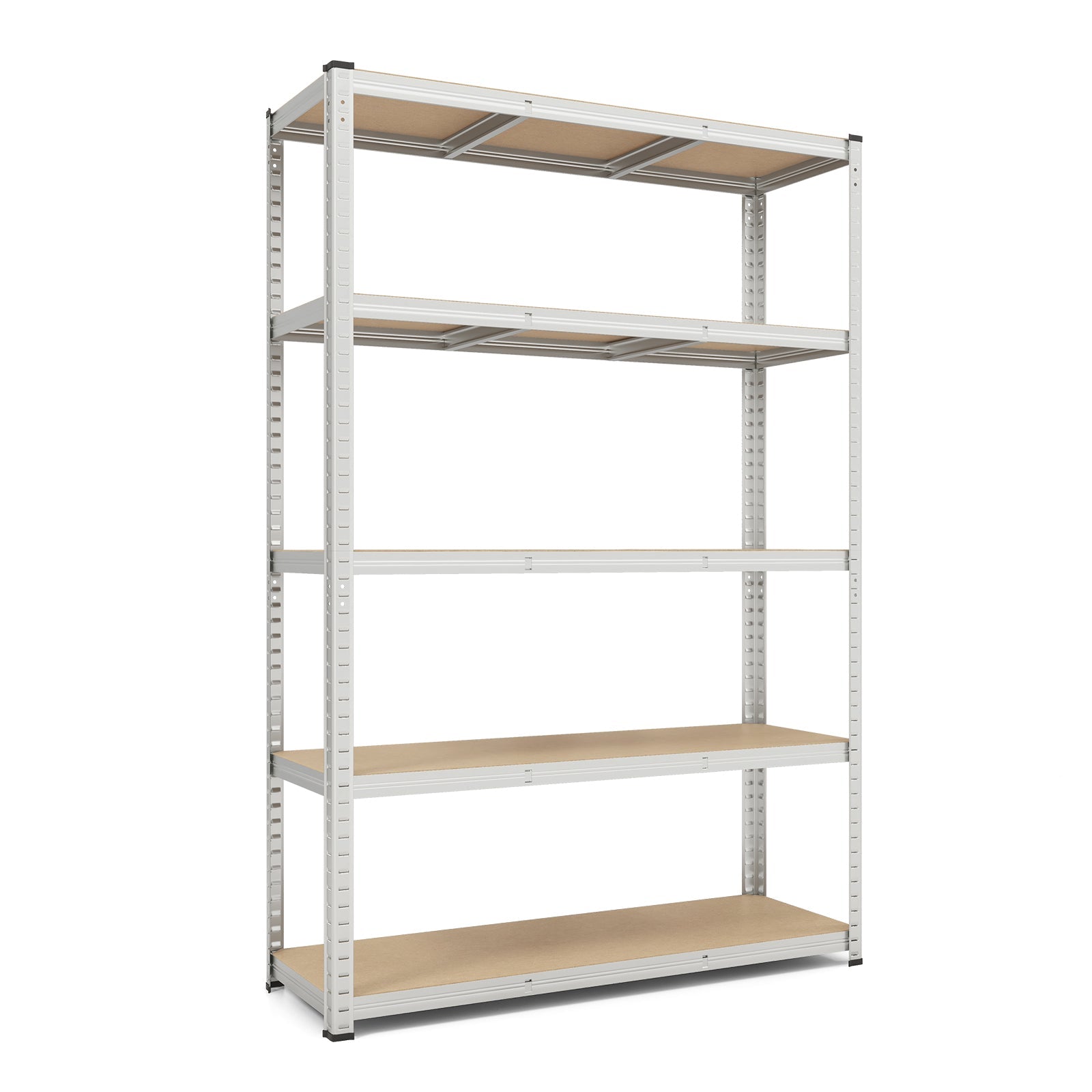 5-Tier Heavy Duty Metal Shelving Unit Adjustable Garage Storage Utility Shelves