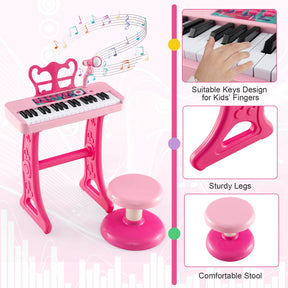 37 Keys Kids Piano Keyboard, Electronic Musical Instrument