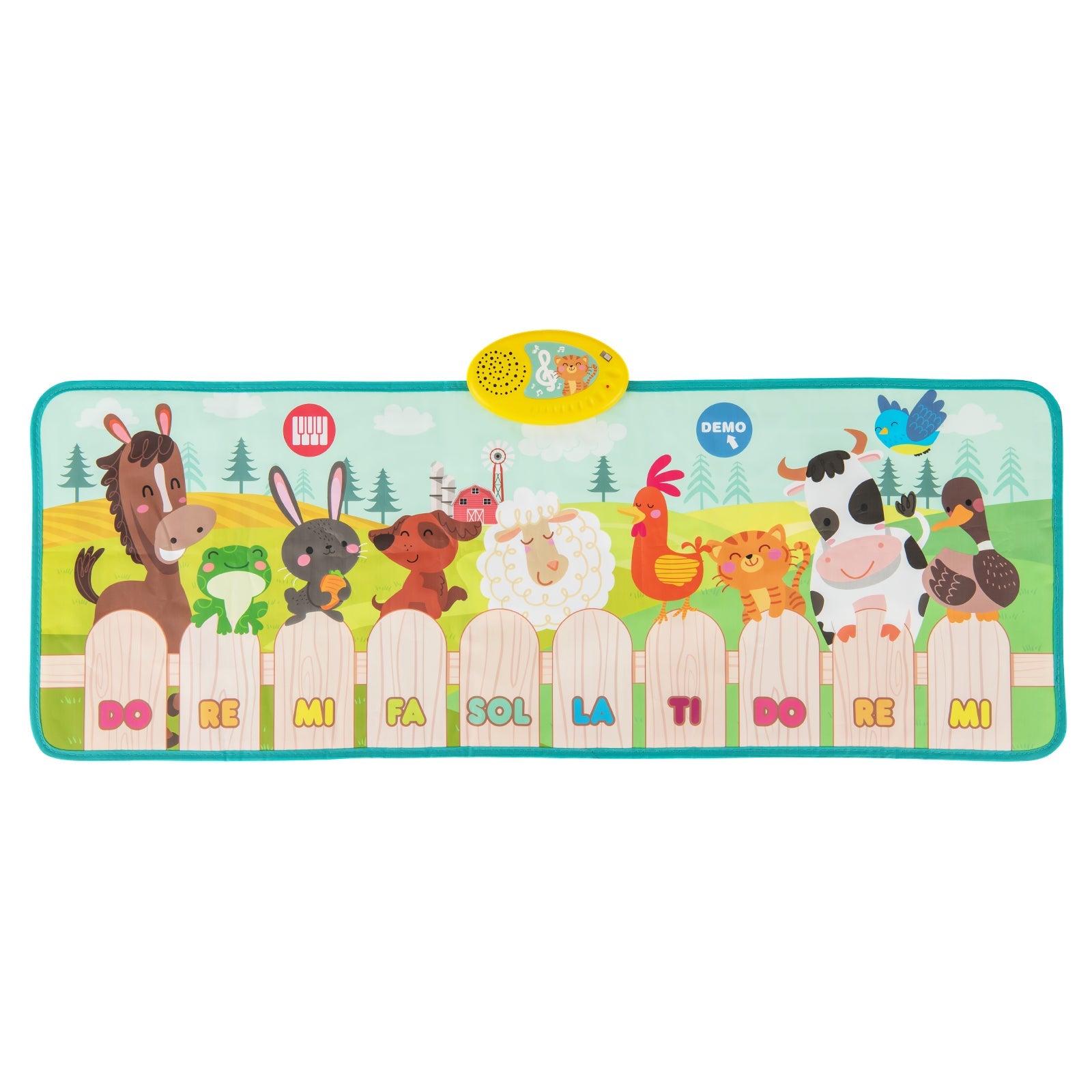 Floor Piano Mat for Toddlers with 10 Animal Sounds