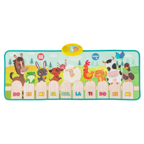 Floor Piano Mat for Toddlers with 10 Animal Sounds