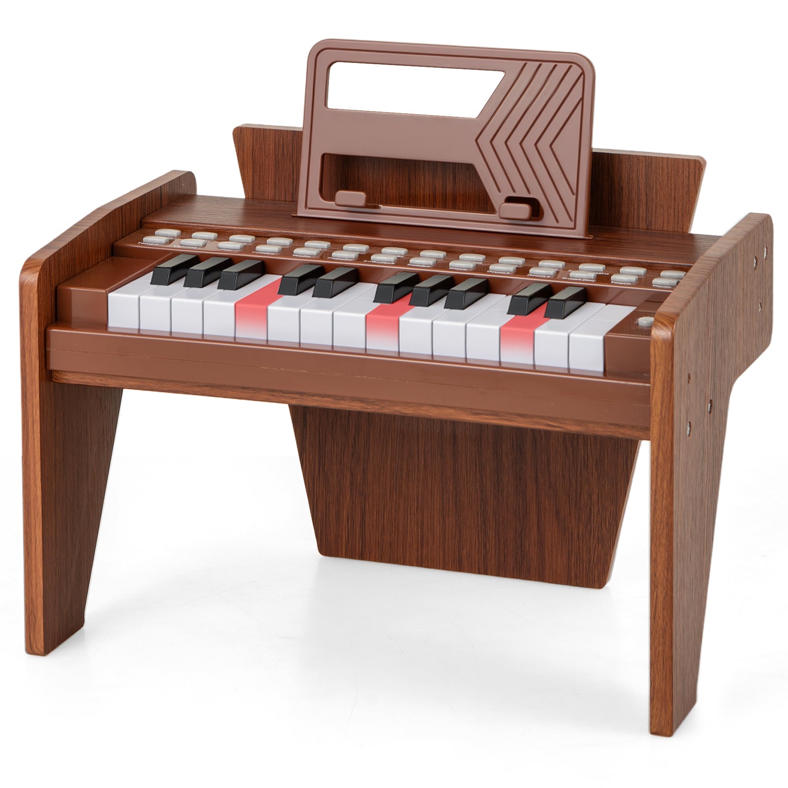 25 Keys Kids Piano Keyboard, Mini Digital Lighted Piano Toy