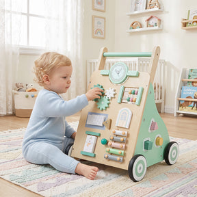 Baby Push Walker with Activity Center & 3 Different Blocks