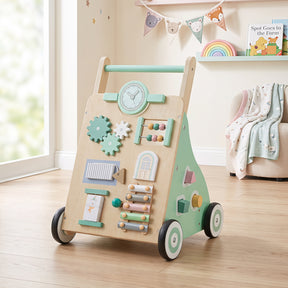 Baby Push Walker with Activity Center & 3 Different Blocks