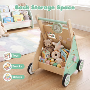 Baby Push Walker with Activity Center & 3 Different Blocks