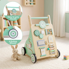 Baby Push Walker with Activity Center & 3 Different Blocks