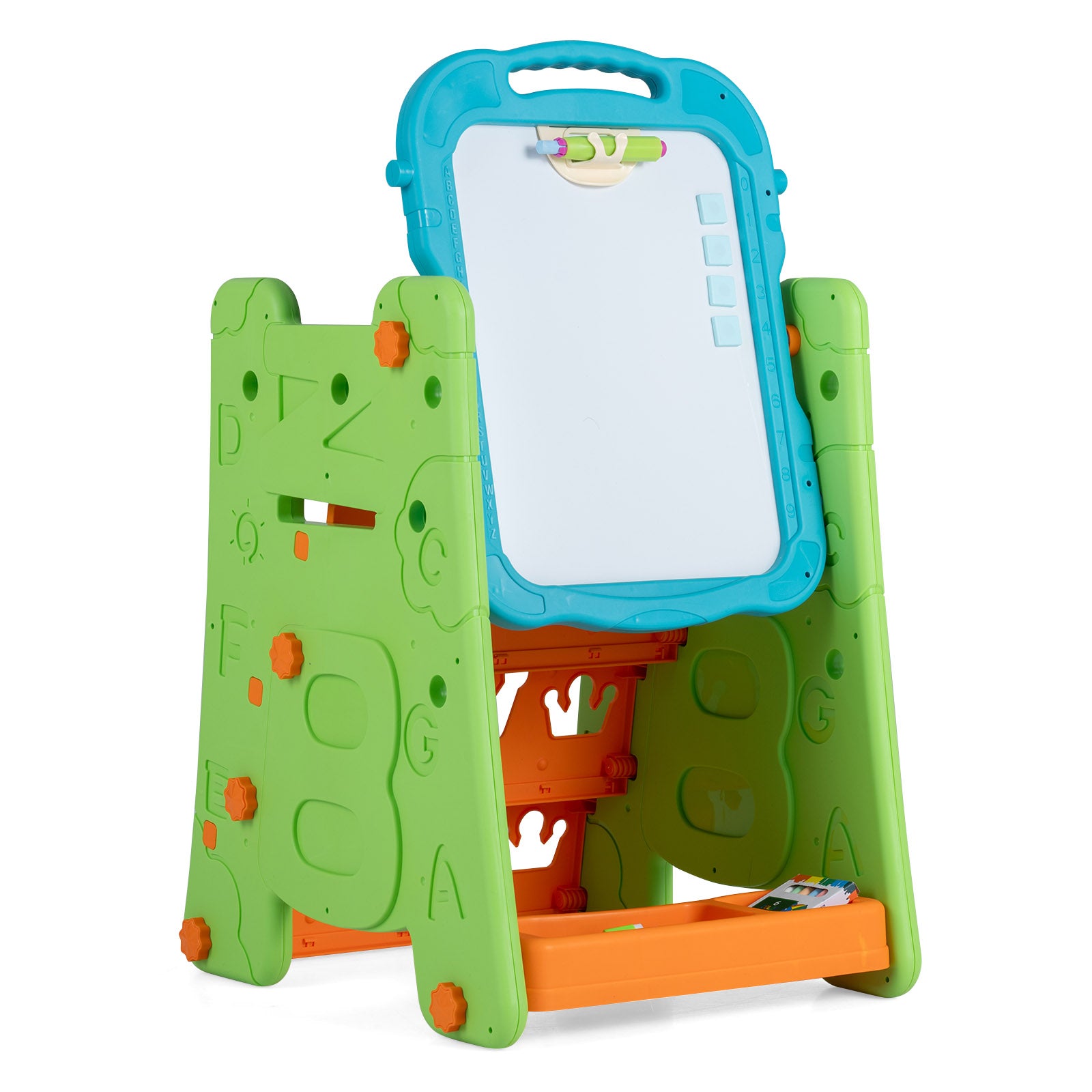 3 in 1 Art Easel for Kids, Double Sided Magnetic Board