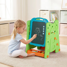 3 in 1 Art Easel for Kids, Double Sided Magnetic Board