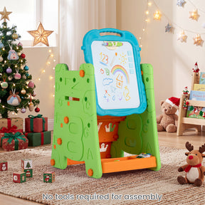 3 in 1 Art Easel for Kids, Double Sided Magnetic Board