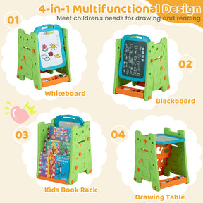 3 in 1 Art Easel for Kids, Double Sided Magnetic Board