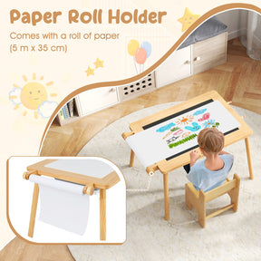 Sensory Table & Chair Set for Kids 2-8, Toddler Activity Table