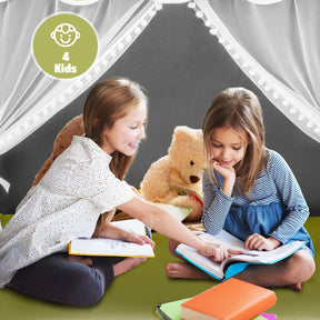 HONEY JOY Kids Play Tent, Large Playhouse with Star Ornaments
