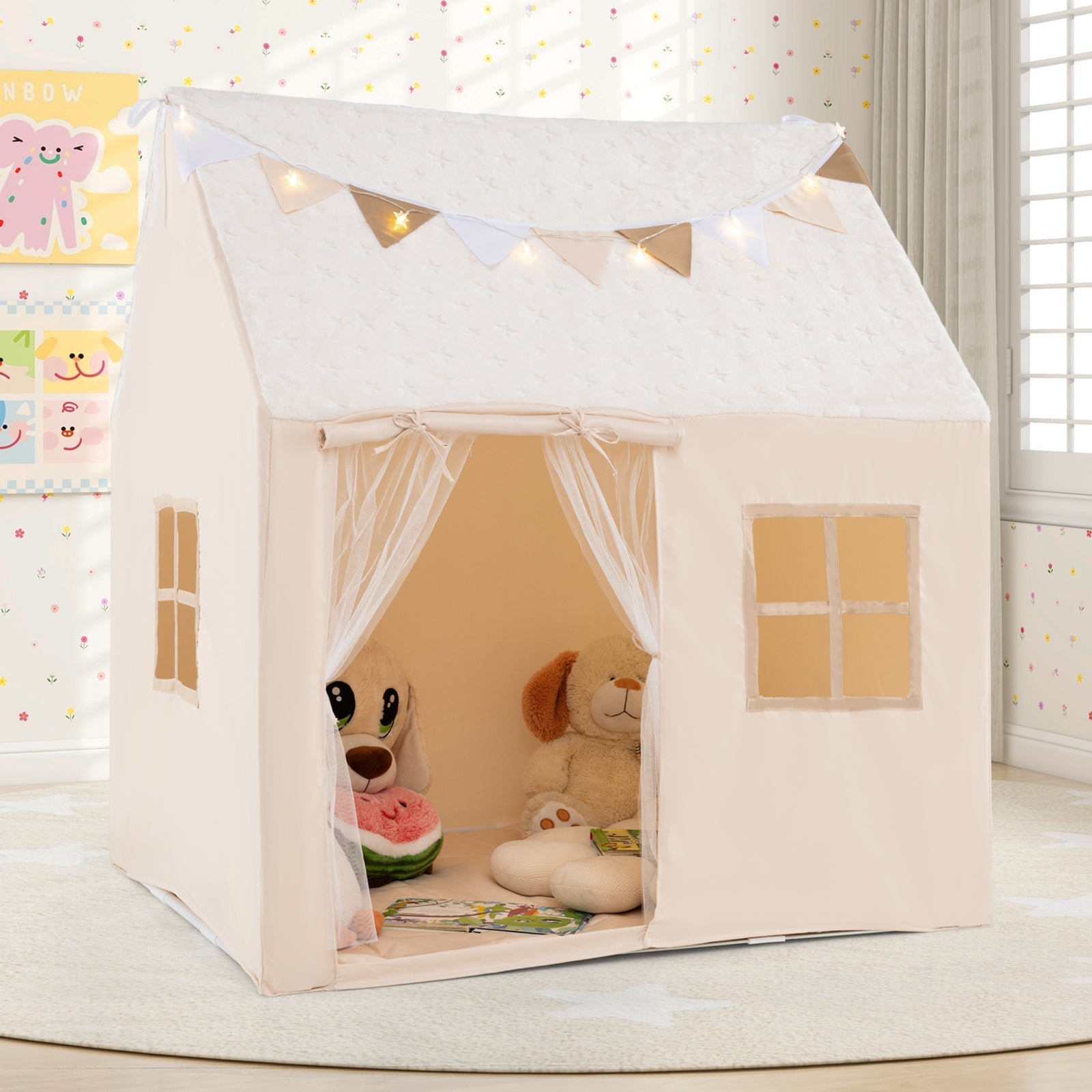 Indoor Washable Bed Tent for Boys and Girls Aged 3+ Years Old