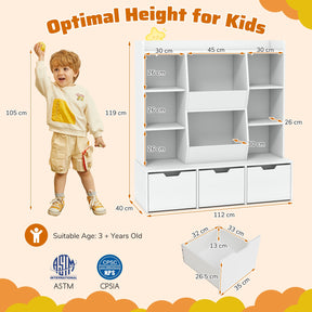 HONEY JOY Versatile Storage Cabinet for Kids Room, Bedroom, Playroom