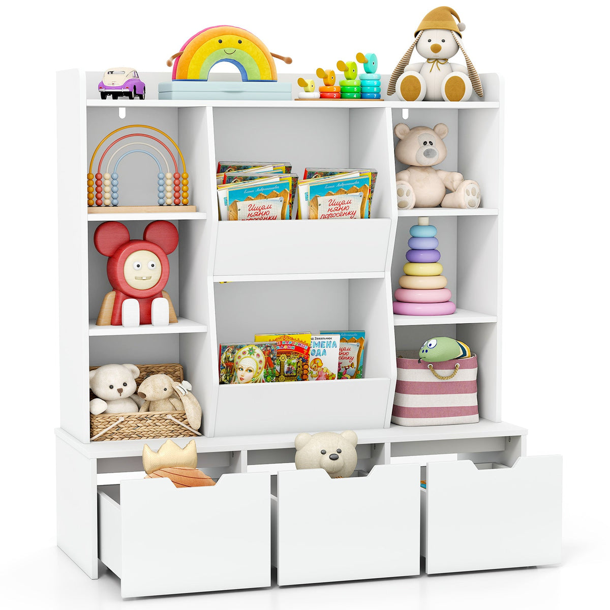 HONEY JOY Versatile Storage Cabinet for Kids Room, Bedroom, Playroom