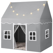 Kids Play Castle Tent Large Playhouse Toys Gifts with Star Lights Washable Mat
