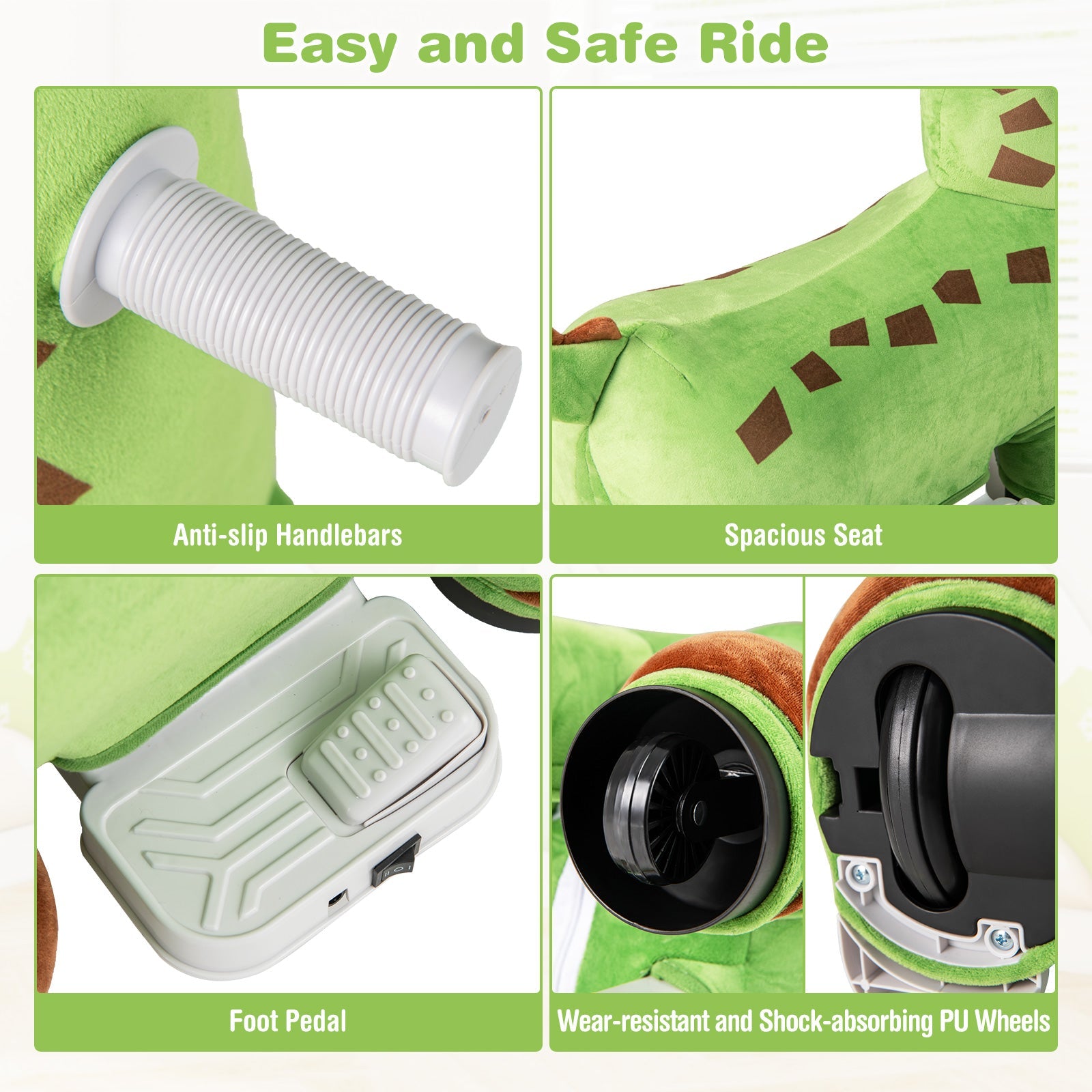 6V Dinosaur Ride on Toy for Kids