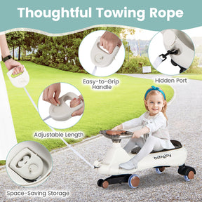 Ride on Car with Under-Seat Storage for Boys & Girls 3+ Years Old