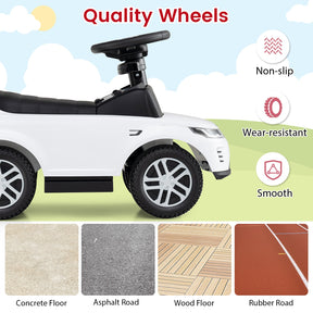 Foot to Floor Sliding Car with Horn & Starting Sound, Gift for Kids 12-36 Months Old