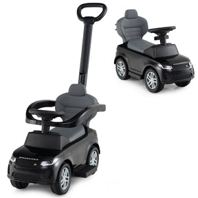 3 in 1 Push Car for Toddlers, Licensed Land Rover Discovery Ride on Toy
