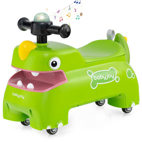 Toddler Ride on Toy, Sit to Stand Riding Racer, Gift for Boys & Girls 18+ Months Old