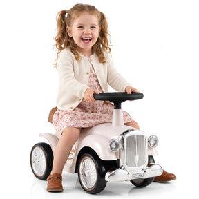 Ride On Push Car for Kids, Indoor/Outdoor Foot-to-Floor Sliding Car with Steering Wheel, Squeeze Horn & Under-seat Storage