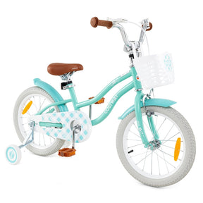 Kids Bike, 14 16 18 Inch Boys Girls Bike for 3-8 Years w/Training Wheels