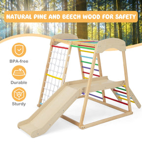HONEY JOY 6-in-1 Indoor Jungle Gym Climber
