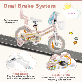 30 cm Children Training Bicycle w/ Doll Seat