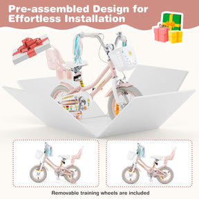 30 cm Children Training Bicycle w/ Doll Seat