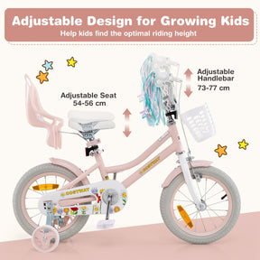 36 cm Children Training Bicycle w/ Doll Seat