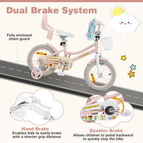 36 cm Children Training Bicycle w/ Doll Seat