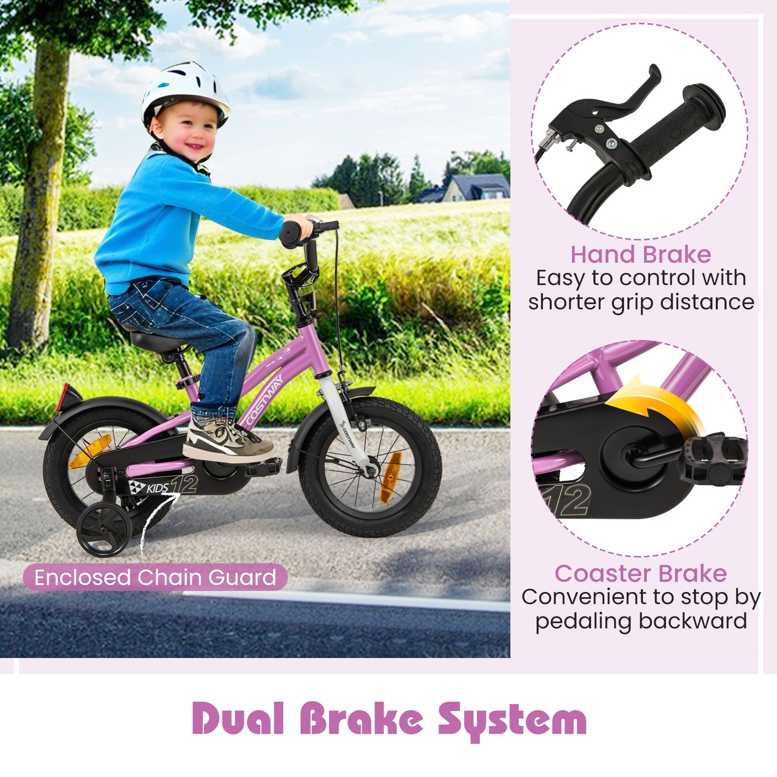 30cm Children Training Bicycle with Adjustable Seat