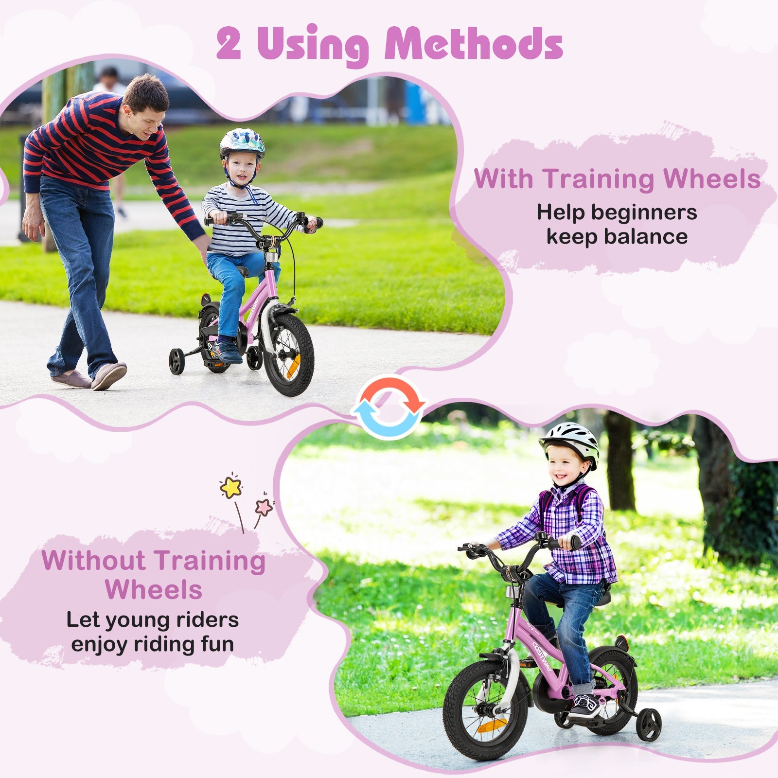 30cm Children Training Bicycle with Adjustable Seat