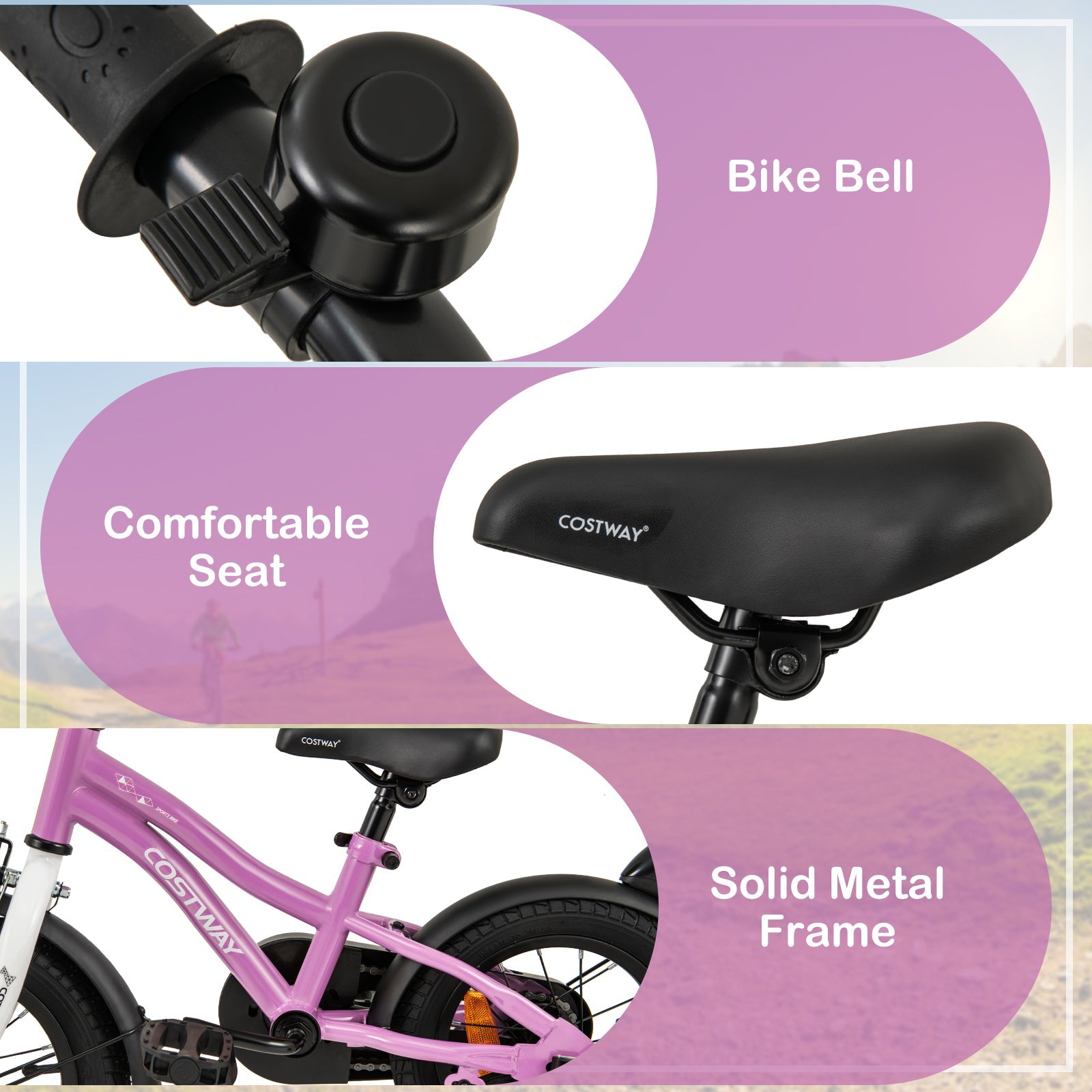 30cm Children Training Bicycle with Adjustable Seat