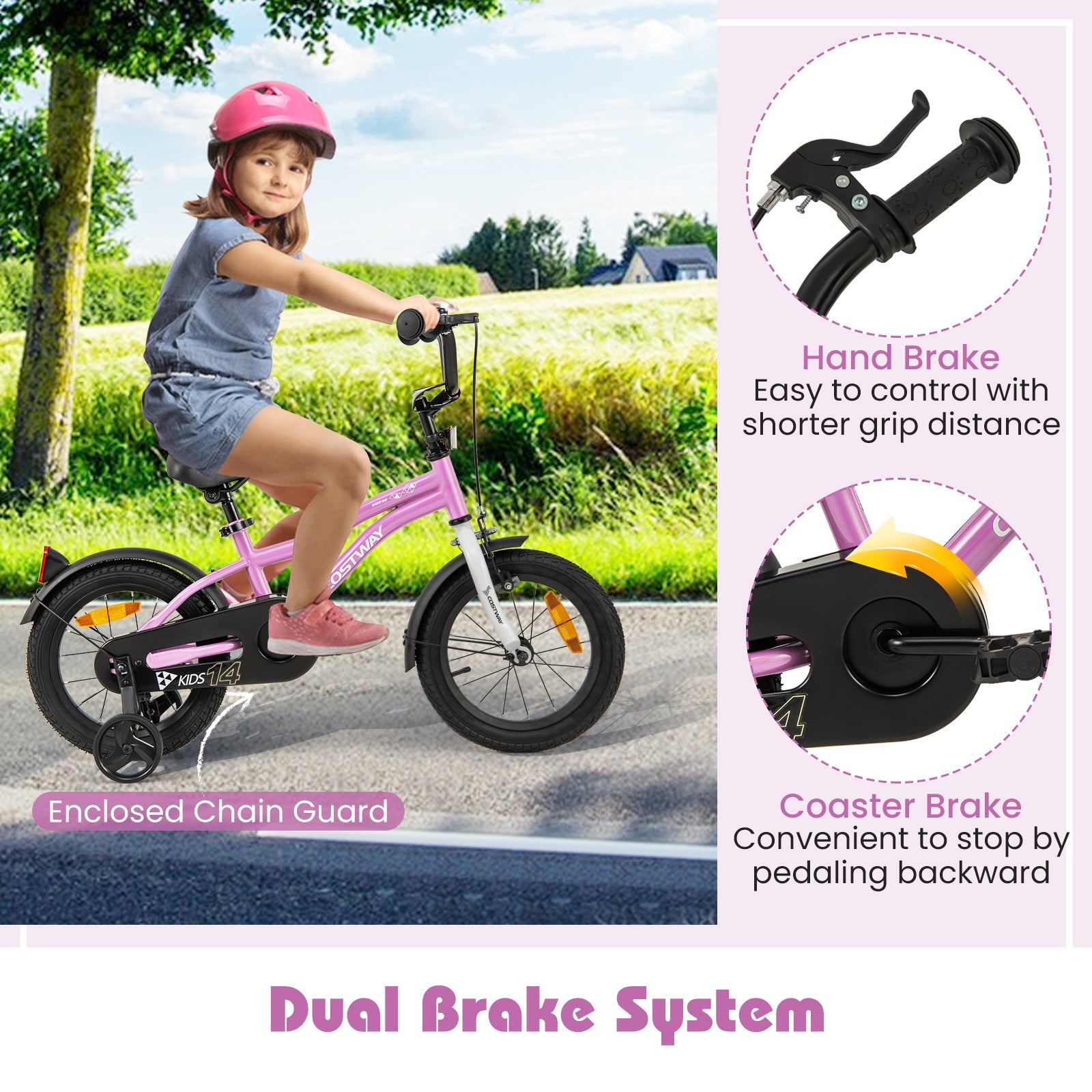 36cm Children Training Bicycle with Adjustable Seat