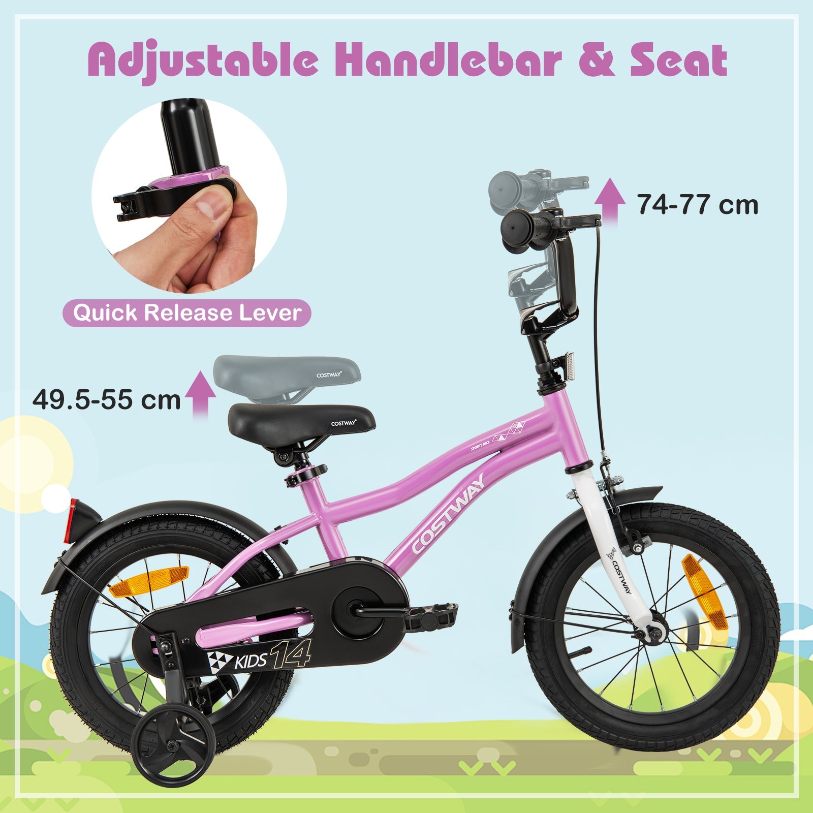 Baby Joy 30/36/40/45 cm Children Training Bicycle