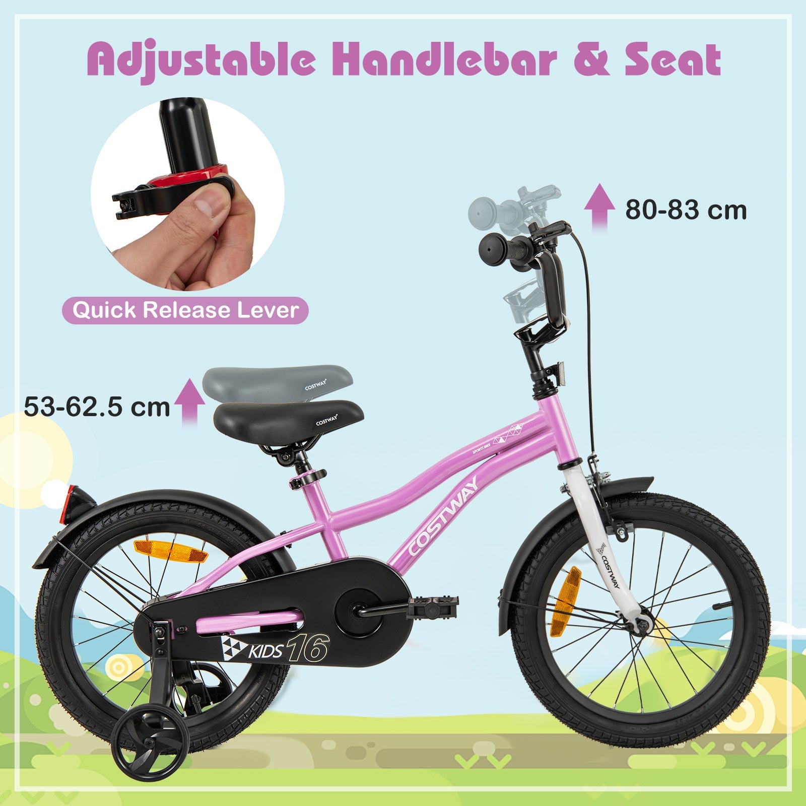 40 cm Children Training Bicycle with Adjustable Seat