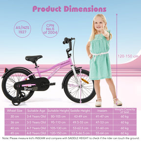 45 cm Children Training Bicycle with Adjustable Seat