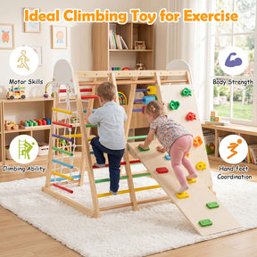 Indoor Jungle Gym for Kids, Foldable Climbing Set