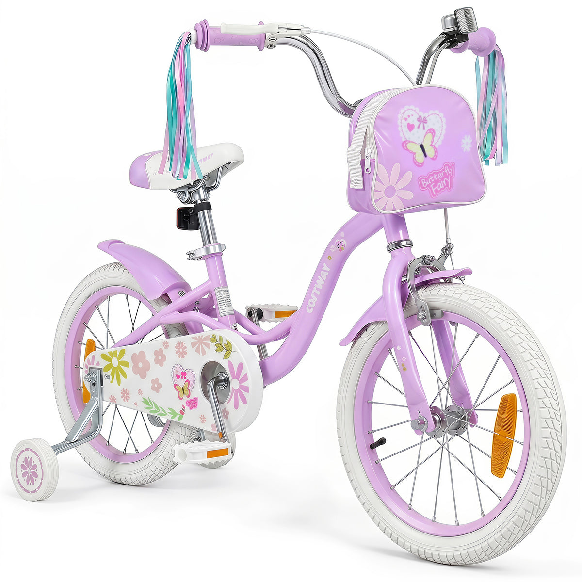 14 16 Inches Girls Bike for 3-5/4-7 Years Old