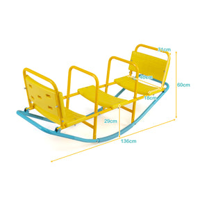 3-Person Outdoor Rocking Teeter Totter for Kids