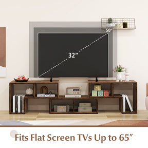 3-Piece Convertible TV Stand for Up to 65 inch TVs