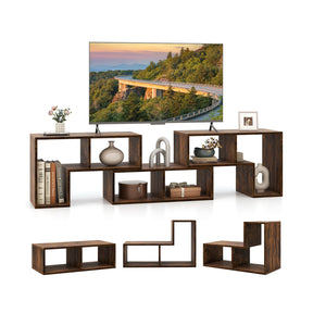 3-Piece Convertible TV Stand for Up to 65 inch TVs