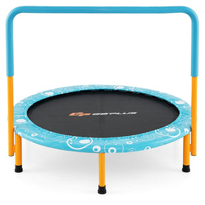Hikidspace 36” Kids Trampoline, Foldable Toddler Trampoline for Indoor and Outdoor