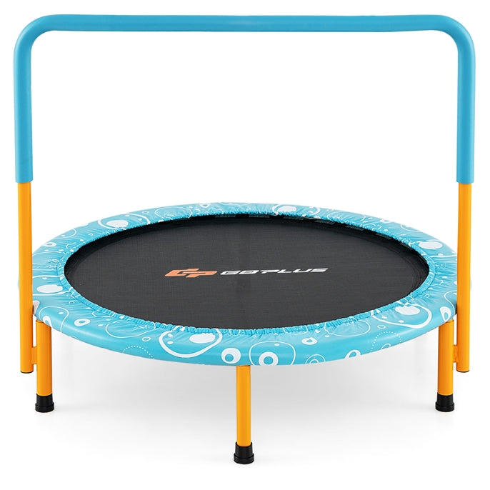 Hikidspace 36” Kids Trampoline, Foldable Toddler Trampoline for Indoor and Outdoor